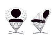 锥形椅 CG-Wire-Cone-Chair