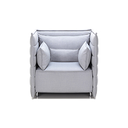 alcove 矮背扶手椅 alcove plume fauteuil