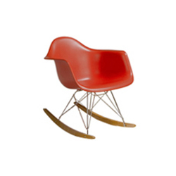 伊姆斯摇椅（豪华版） eames® molded plastic armchair with rocker base