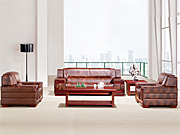 传统真皮沙发 Traditional Leather Sofa