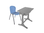 单人课桌椅 School Desks And Chairs