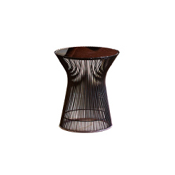 沃伦配套圆几 platner bronze side table