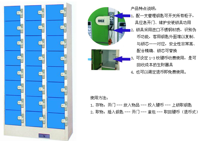 钢制家具|储物柜|办公家具|20门投币储物柜|寄存柜，投币寄存柜，储物柜