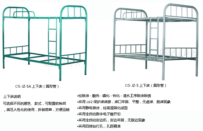 学校家具|学生公寓床|办公家具|钢制上下床|上下床，上下铁床，公寓上下床